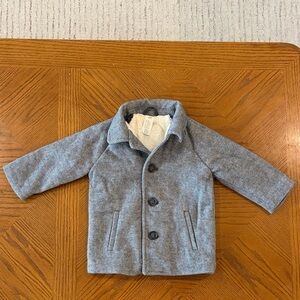 H&M Wool Fleece Lined Baby Peacoat